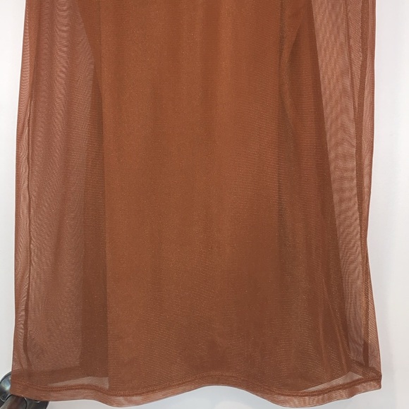 Forever 21 Layered Mesh Shirt Dress S - Picture 4 of 10